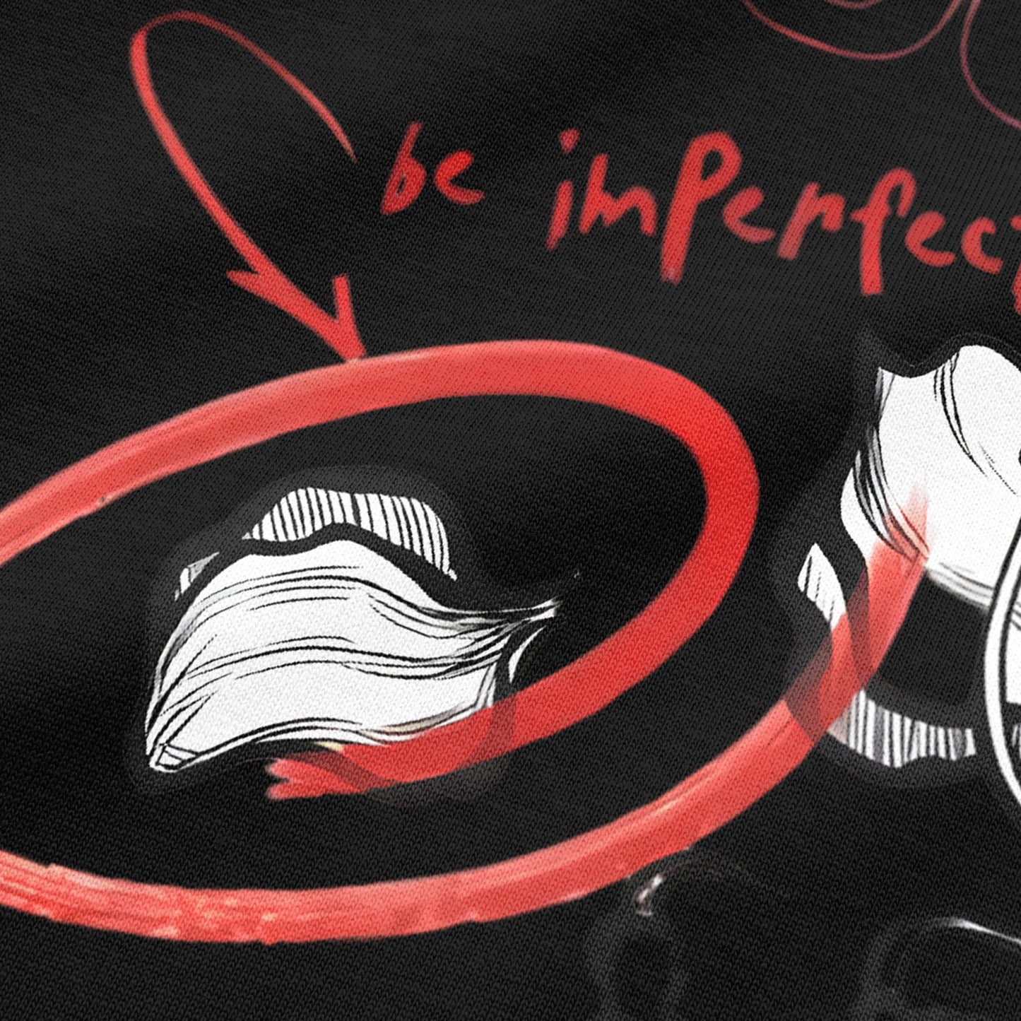 Oversized Graphic T-Shirt (240 GSM) – Be Imperfect Streetwear Tee | BLAACK India